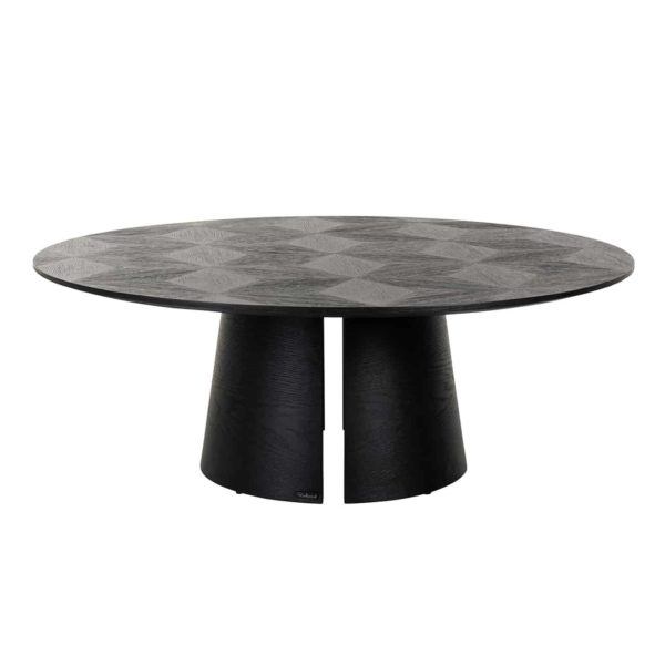 7553 - Coffee table Blax 110Ø (Black)