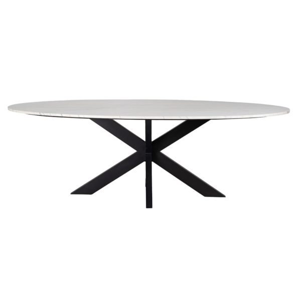 7061 - Dining table Lexington oval 230  (White)