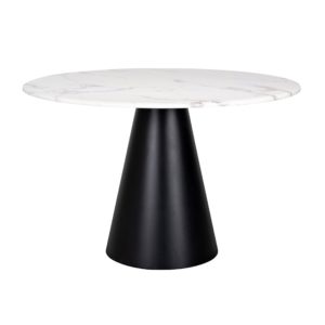 9915 - Dining table Degas 120Ø  (White)