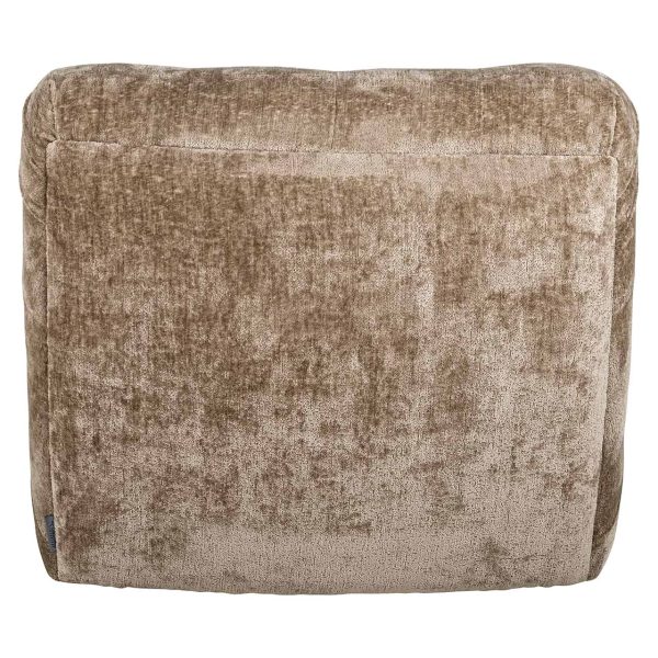 S4597 TAUPE CHENILLE - Swivel easy chair Rosy taupe chenille (Bergen 104 taupe chenille)