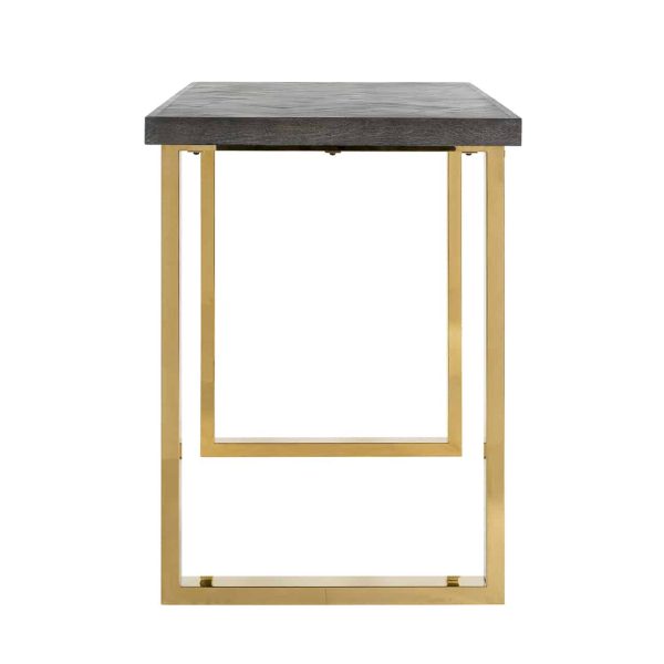 7429 - Bar table Blackbone gold 160 (Black rustic)