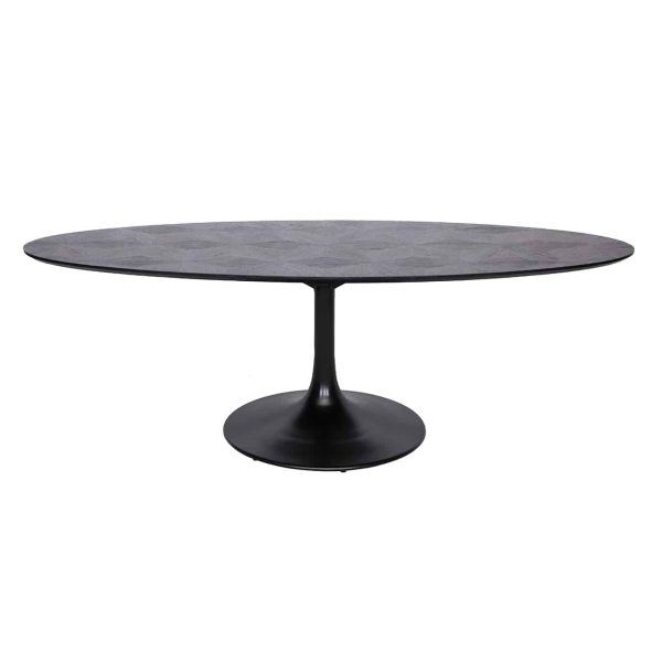 7546 - Dining table Blax oval 230 (Black)