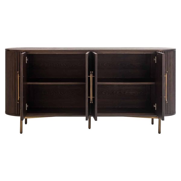 7751 - Sideboard Luxor 4-doors (Brown)