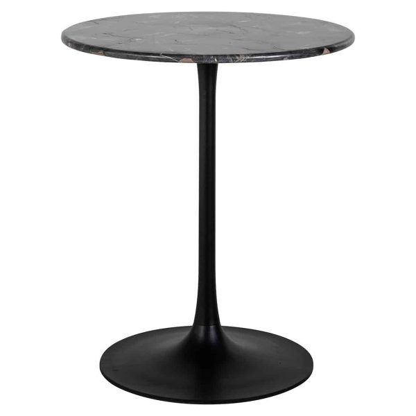 825228 - Bistro table Carlten black 65Ø (Black)