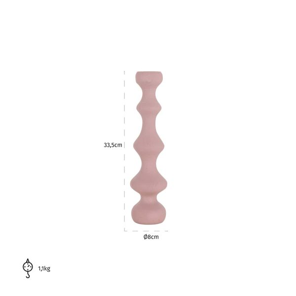 -KA-0187 - Candle holder Bijou big (Pink)