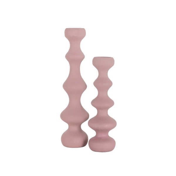 -KA-0187 - Candle holder Bijou big (Pink)