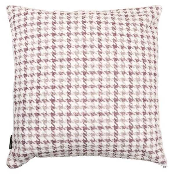 -KU-0087 - Pillow Juno rose 50x50 (Peacock 1670 rosewood)