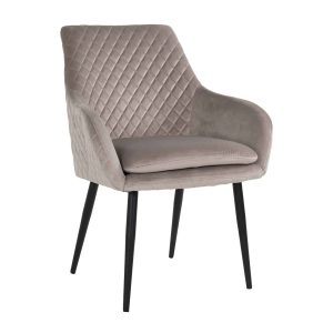 S4461 KHAKI VELVET - Chair Chrissy khaki velvet (Quartz Khaki 903)