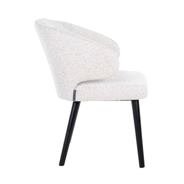 S4497 WHITE BOUCLÉ - Chair Indigo white bouclé (Copenhagen 900 Bouclé White)