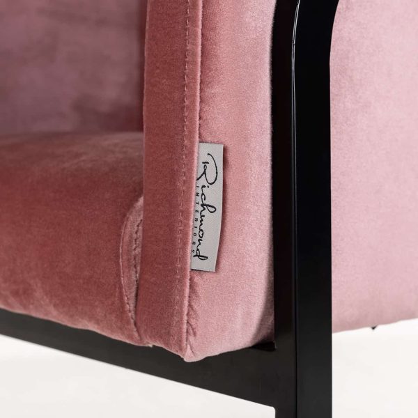 S4542 BLUSH VELVET - Chair Chiara blush velvet (Genova 706  Blush)