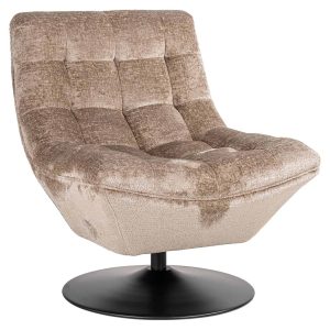 S4702 TAUPE CHENILLE - Swivel chair Sydney taupe chenille (Bergen 104 taupe chenille)