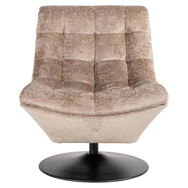 S4702 TAUPE CHENILLE - Swivel chair Sydney taupe chenille (Bergen 104 taupe chenille)