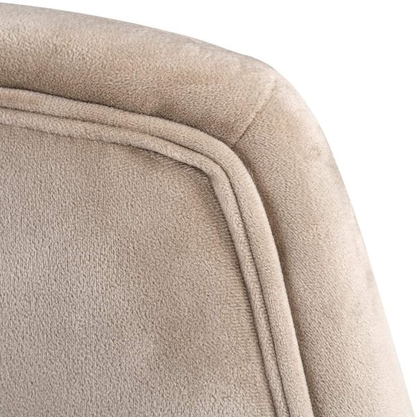 S4726 KHAKI VELVET - Swivel chair Nora khaki velvet (Quartz Khaki 903)
