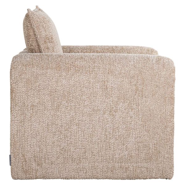 S5144 LOVELY BEIGE - Easy chair Sandro lovely beige (Be Lovely 170 Beige)