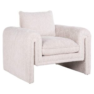 S5144 LOVELY CREAM - Easy chair Sandro lovely cream (Be Lovely 11 Cream)