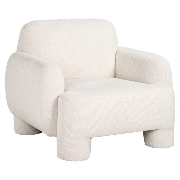 S5146 UNICORN WHITE - Easy Chair Boli unicorn white (Unicorn 02 white)